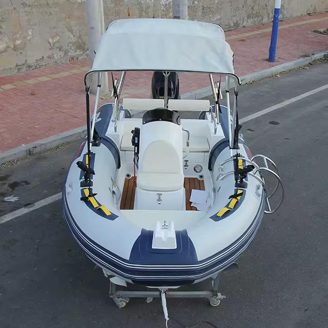 Heavy-duty PVCHypalon 430 Marine High-Speed Rescue Inflatable Rib Boat