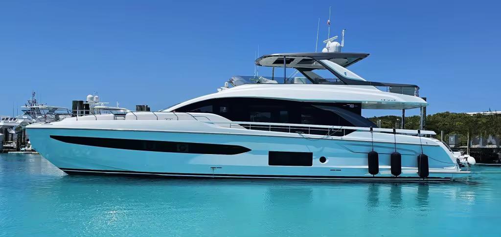 Luxury's 2023 Azi mut 78 FLY Yacht